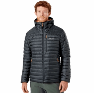 Rab Mens Microlight Alpine Down Jacket Beluga