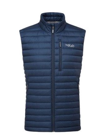 Rab Mens Microlight Down Vest Beluga