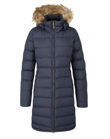 Rab Womens Deep Cover Down Parka Deep Denim