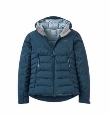 Rab Womens Infinity Windstopper Down Jacket Tempest Blue (Close Out)