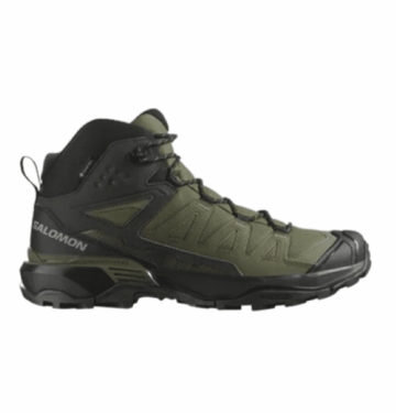 Salomon Mens X Ultra 360 Mid GTX Olive Night/ Black/ Peat