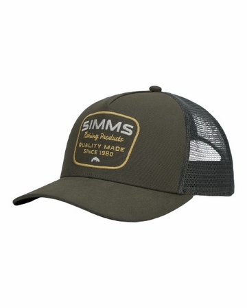 Simms Double Haul Trucker Loden Stamp Lockup