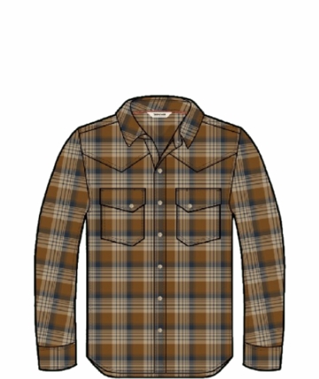 Simms Mens Brackett Flannel Duke Plaid : Plateau