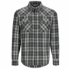 Simms Mens Brackett Long Sleeve Shirt Backcountry Clover Plaid (Close Out)