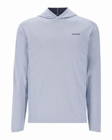 Simms Mens Bugstopper Hoody Steel Blue Heather