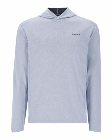 Simms Mens Bugstopper Hoody Steel Blue Heather