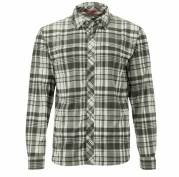 Simms Mens BugStopper Longsleeve Shirt Foliage/ Madras Plaid (close out)