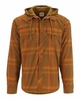 Simms Mens Coldweather Hoody Bronzeback Neo Plaid (Close Out)