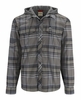 Simms Mens Coldweather Hoody Gunmetal Neo Plaid