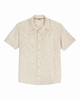 Simms Mens Launch SS Shirt Palm Fish Line Parchment