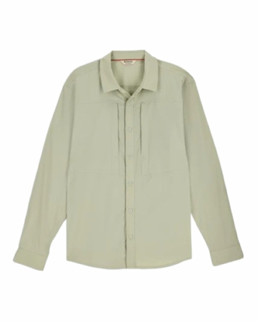 Simms Mens Stone Cold Long Sleeve Shirt Pale Pine