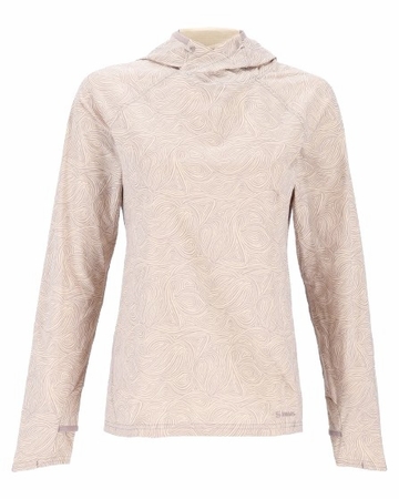 Simms Womens Solarflex Hoody Swirl Heron