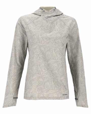 Simms Womens Solarflex Hoody Swirl Shale