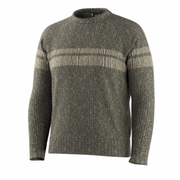 Smartwool Mens Fisherman Crew Sweater Mocha Heather