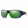Smith Guides Choice Matte Black | ChromaPop Glass Polarized Green Mirror