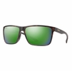 Smith Riptide Matte Tortoise | ChromaPop Glass Polarized Green Mirror