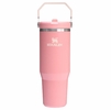 Stanley The IceFlow Flip Straw Tumbler 30 OZ Pink Mesa