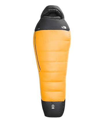 The North Face Inferno -40F/-40C Sleeping Bag Regular Right Hand Brushfire Orange/TNF Black