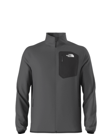 The North Face Mens Crest Full Zip Anthracite Grey/TNF Black