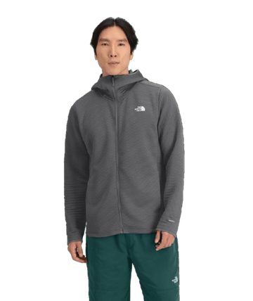 The North Face Mens DOTKNIT Thermal Full-Zip Hoodie Smoked Pearl (Close Out)