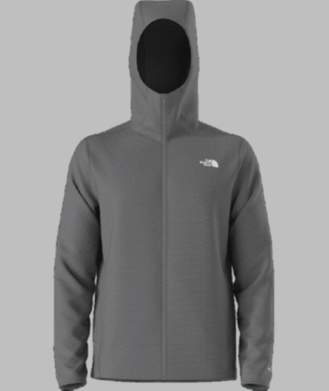 The North Face Mens DOTKNIT Thermal Full-Zip Hoodie Smoked Pearl (Close Out)