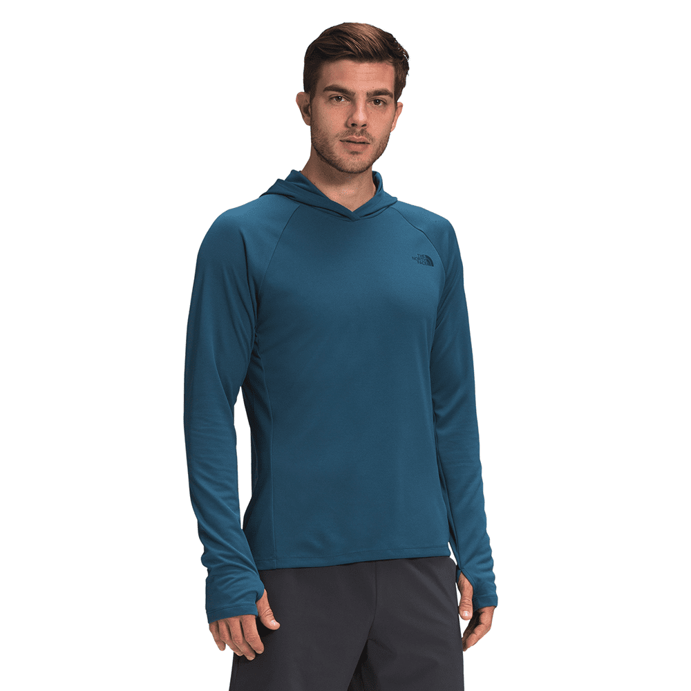 The North Face Mens Wander Sun Hoodie Monterey Blue