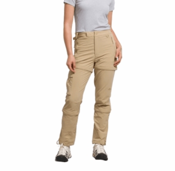 The North Face Womens Bridgeway Zip-Off Pants Khaki/ Stone