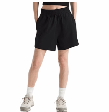 The North Face Womens Class V Pathfinder Pull On Short 5" TNF Black