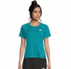 The North Face Womens Lightrange Sunriser Short-Sleeve Deep Teal The North Face Womens Lightrange Sunriser Short-Sleeve Deep Teal