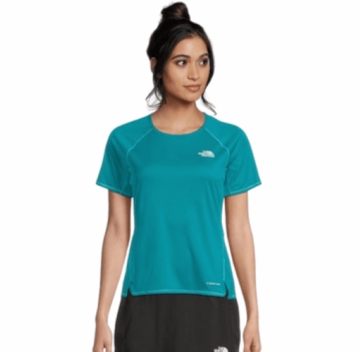 The North Face Womens Lightrange Sunriser Short-Sleeve Deep Teal