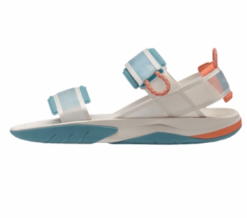 The North Face Womens Skeena Sport Sandal Gardenia White/ Dusty Coral Orange