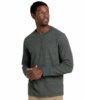 Toad&Co Mens Framer Long Sleeve Crew Serrano Pattern