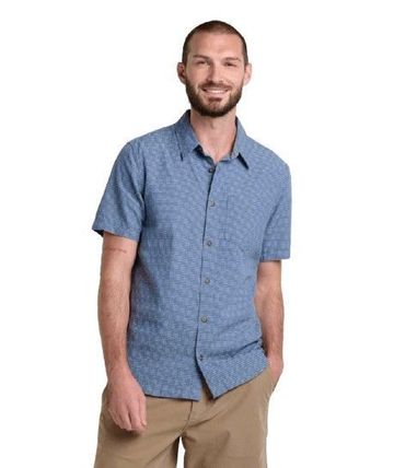 Toad&Co Mens Harris Short Sleeve Shirt North Shore