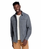 Toad&Co Mens Kennicott Shirt Jacket Heather Grey Twill