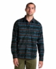 Toad&Co Mens Pinevale Long Sleeve Shirt Midnight Print