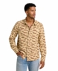 Toad&Co Mens Pinevale LS Shirt Chai Trout Print