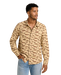 Toad&Co Mens Pinevale LS Shirt Chai Trout Print