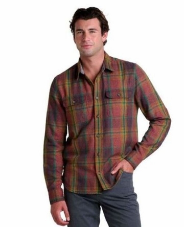 Toad&Co Mens Ranchero LS Shirt Cinnamon (Close Out)