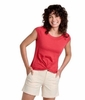 Toad&Co Womens Anza Short Sleeve Tee Crabapple