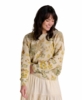 Toad&Co Womens Bianca Pattern Crew Sweater Almond Floral Print