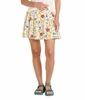 Toad&Co Womens Birdie Skort Almond Print