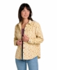 Toad&Co Womens Cascadia LS Shirt Barley Floral Print