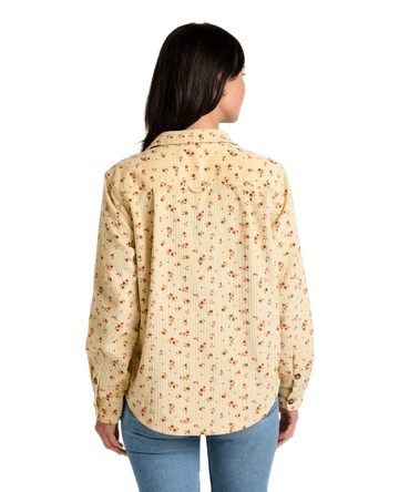Toad&Co Womens Cascadia LS Shirt Barley Floral Print