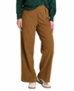 Toad&Co Womens Cattail Cord Wide Leg Pant Honey Brown