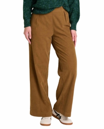 Toad&Co Womens Cattail Cord Wide Leg Pant Honey Brown