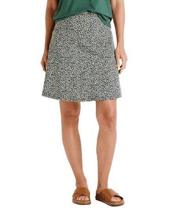 Toad&Co Womens Chaka Skirt Midnight Print