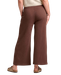 Toad&Co Womens Chaka Wide Leg Crop Pant Chestnut Texture