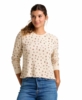 Toad&Co Womens Foothill LS Crew II Salt Tulip Print
