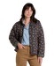 Toad&Co Womens Manzana Quilted Jacket Soot Graphic Print