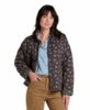 Toad&Co Womens Manzana Quilted Jacket Soot Graphic Print